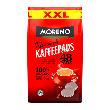 Moreno XXL Klassisch Kawa w Padach 48 szt.