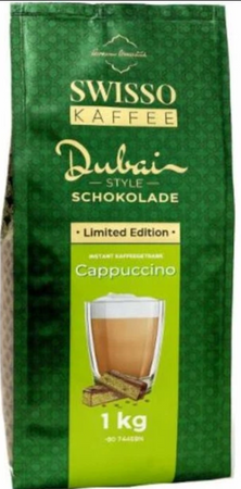 Swisso Kaffee Cappuccino Dubai Schokolade 1kg