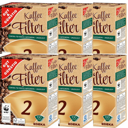 G&G Filtry do Kawy Rozmiar 2 6x100 szt