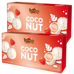 Papagena Kulki Kokosowe z Kremem Truskawkowym 2x120 g