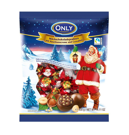 Only Pralinki Świąteczne z Kremem Orzechowym 400 g