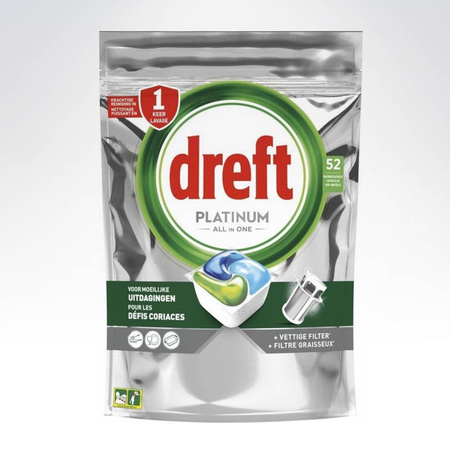 Dreft Platinum Kapsułki do Zmywarki 52 szt. 