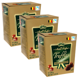 MaitreTruffout Belgijskie Trufle Orzechowe 3x200g