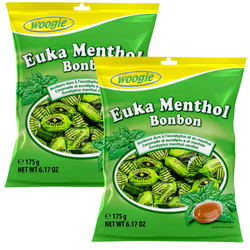 Woogie Cukierki Miętowo Eukaliptusowe 2x175g