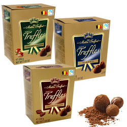 MaitreTruffout Belgijskie Trufle Zestaw Mix 3x200g
