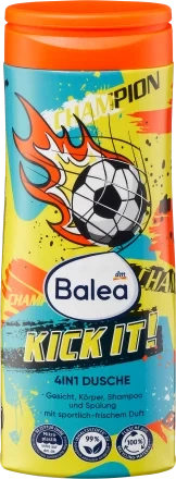 Balea Kick it!  Żel pod Prysznic i Szampon dla Dzieci 300 ml