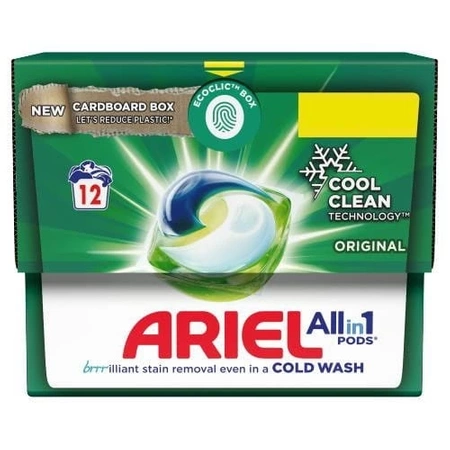 Ariel Original All in 1 Cool Clean Kapsułki do Prania 12 szt. 