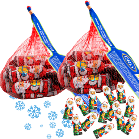 Only Mikołaje z Czekolady Mlecznej Świąteczne Bożonarodzeniowe 2x85 g