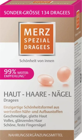 Merz Spezial Skóra, Włosy ,Paznokcie 134 szt. DE