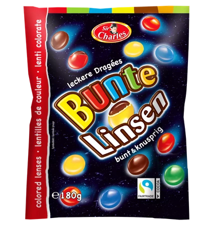 SirCharles Bunte Linsen 180 g