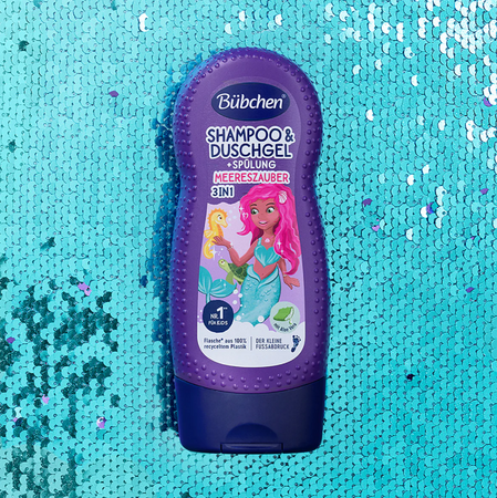 Bübchen Kinder 3in1 Meereszauber Szampon, Żel pod Prysznic i Odżywka 3 w 1 230 ml