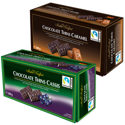 MaitreTruffout Talarki Czekoladowe z Kremem  z Czarnej Porzeczki 200 g
