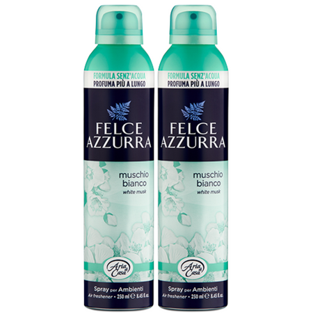 Felce Azzurra Muschio Bianco Odświeżacz Powietrza 2x250 ml