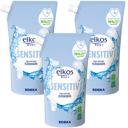 Elkos Sensitive Mydło w Płynie 3x1l