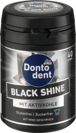 Guma do żucia Czarna Black Shine 40 szt.