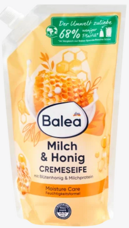 Balea Milch & Honig Mydło w Płynie Worek 500 ml