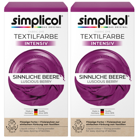Simplicol Zmysłowa Jagoda Barwnik do Tkanin