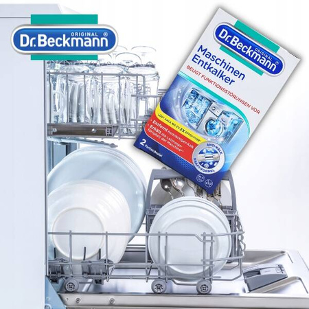 Dr.Beckmann Odkamieniacz do Pralek i Zmywarek 2 x 50 g DE