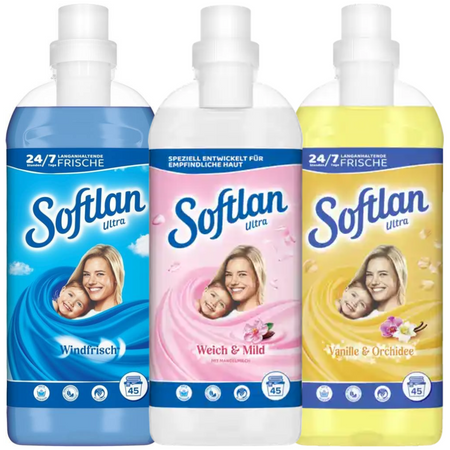 Softlan Windfrish 3 D Płyn do Płukania 45 prań
