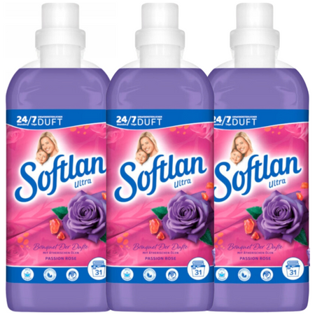 Softlan Passion Rose Płyn do Płukania 650 ml