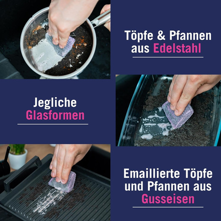 Abrazo Gąbki Zmywaki Nasączone 8 szt.