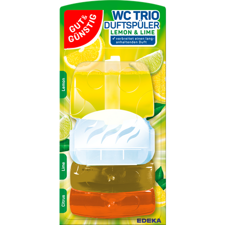 G&G WC Trio Lemon & Lime Zawieszka WC 3 x 55 ml