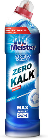 WC Meister Zero Kalk Ocean Żel WC 750 ml