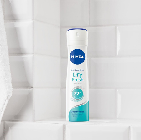 Nivea Dry Fresh 72 h Dual Protect Antitranspirant Spray 150