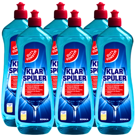 G&G Nabłyszczacz do Zmywarki 6x1l