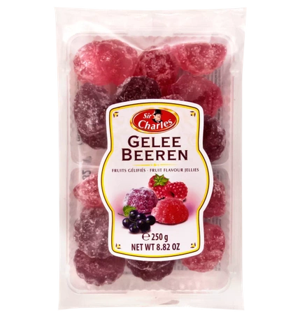 SirCharles Galaretka Jagodowa w Posypce Cukrowej 250 g