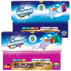 Der Waschkönig Universal Color Kapsułki do Prania 2x 30 szt.