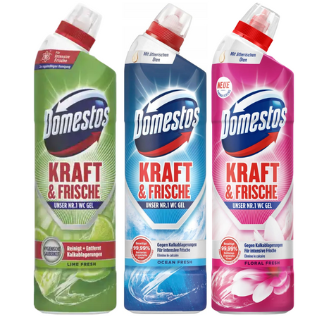 Domestos  Aktiv Kraft Ocean Fresh Żel  WC 750 ml DE