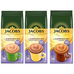 Jacobs Cappucino z Czekoladą Milka Zestaw 3 x 500 g