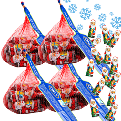 Only Mikołaje z Czekolady Mlecznej Świąteczne Bożonarodzeniowe 4x85 g