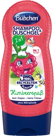 Bübchen Kids 2w1 Raspberry Fun Szampon i Żel pod Prysznic  230 ml