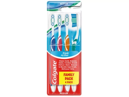 Colgate Triple Action Szczoteczka do Zębów 4 szt.