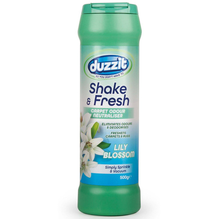 Duzzit Shake & Fresh Lily Blossom Neutralizator Zapachów do Dywanów 500 g
