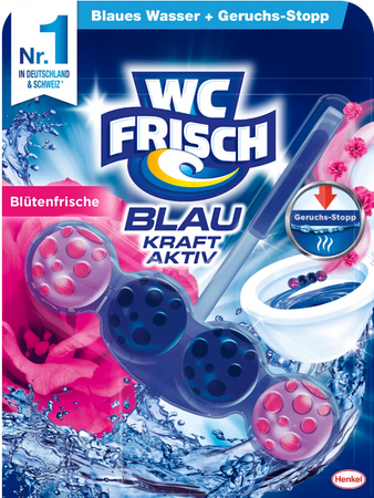 WC-Frisch Blau Kraft-Aktiv Blütenfrische Zawieszka WC 50 g