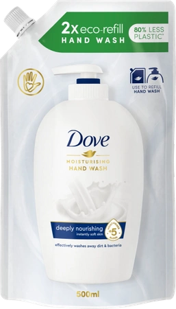 Dove Moisturising Mydło w Płynie Worek 500 ml