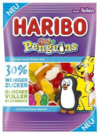 Haribo Penguins 30 % mniej cukru 160 g