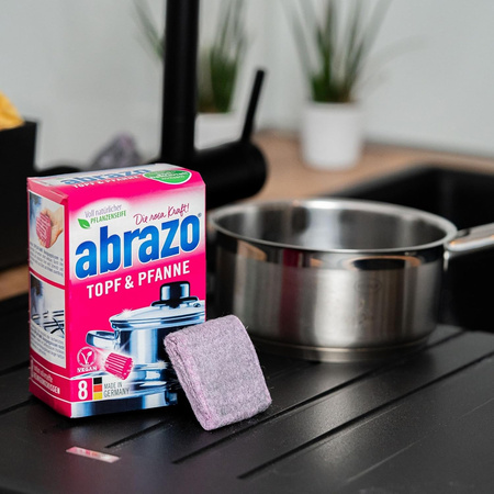 Abrazo Gąbki Zmywaki Nasączone 8 szt.