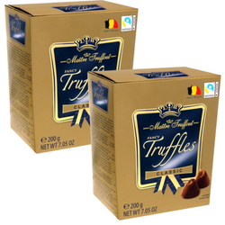 MaitreTruffout Belgijskie Trufle Klasyczne 2x200g