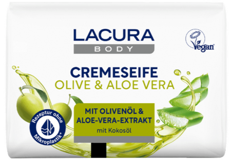 Lacura Olivenöl & Aloe-Vera-Extrakt Mydło w Kostce 150 g