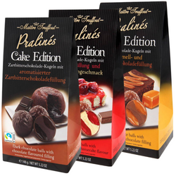 MaitreTruffout Pralinen Cake Edition Pralinki Zestaw Mix 3x148 g