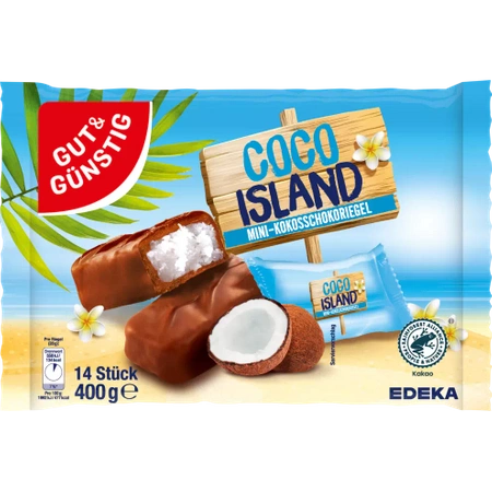 G&G Mini-Kokos-Schokoriegel 400 g