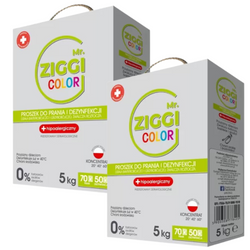 Mr. Ziggi Color Hipoalergiczny Proszek do Prania 2x70 prań
