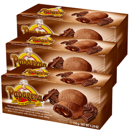 Papagena Ciastka z Kremem Czekoladowym 150 g