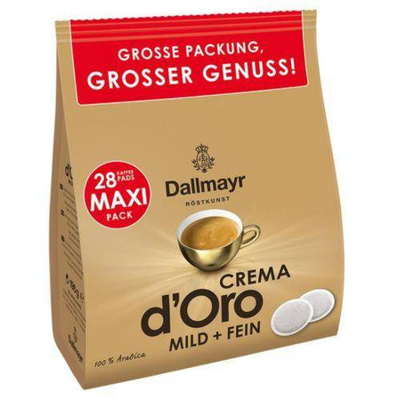 Dallmayr Crema d'Oro Mild&Fein Kawa w Padach 28 szt.