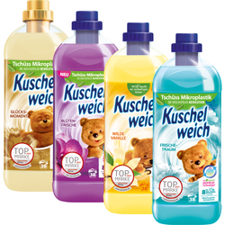 Kuschelweich Zestaw Płynów do Płukania 4x1l