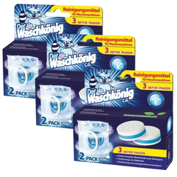 Der Waschkönig Tabletki Czyszczące do Pralki 2 szt x 3 opakowania